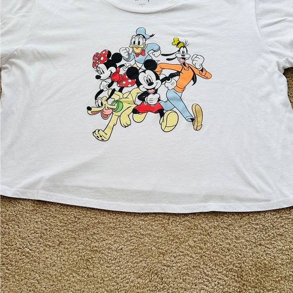 Mickey Mouse And Friends Crop T-Shirt - Picture 3 of 5